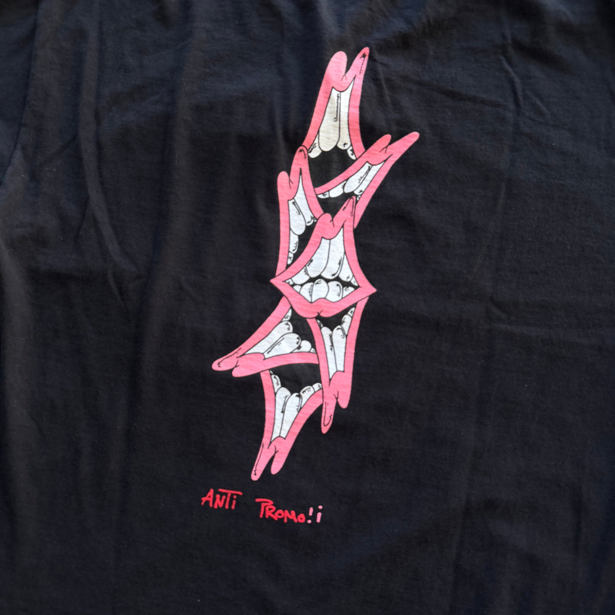 M Matty Boy Anti Promo Lips Tee Black