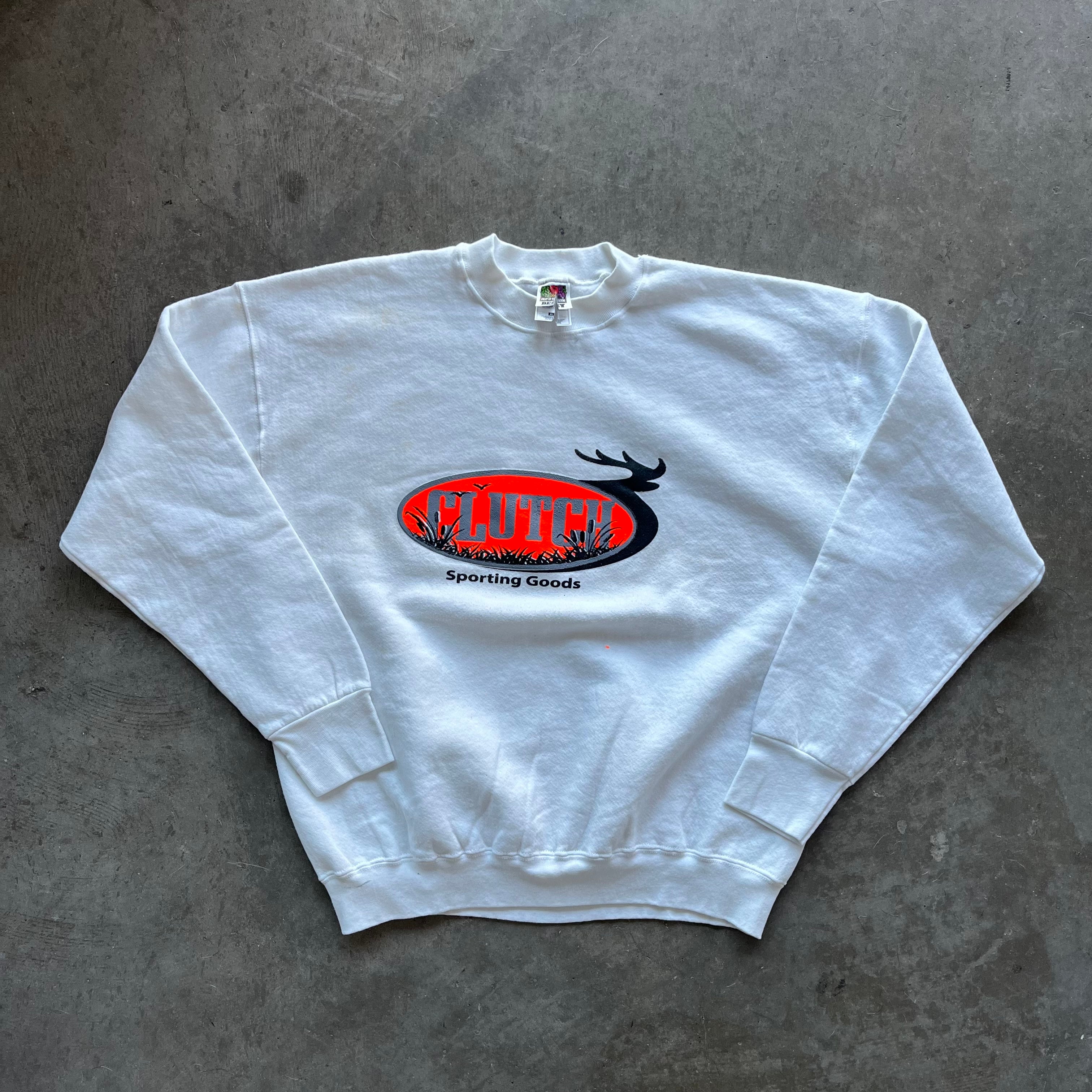 XL Rework White Crewneck
