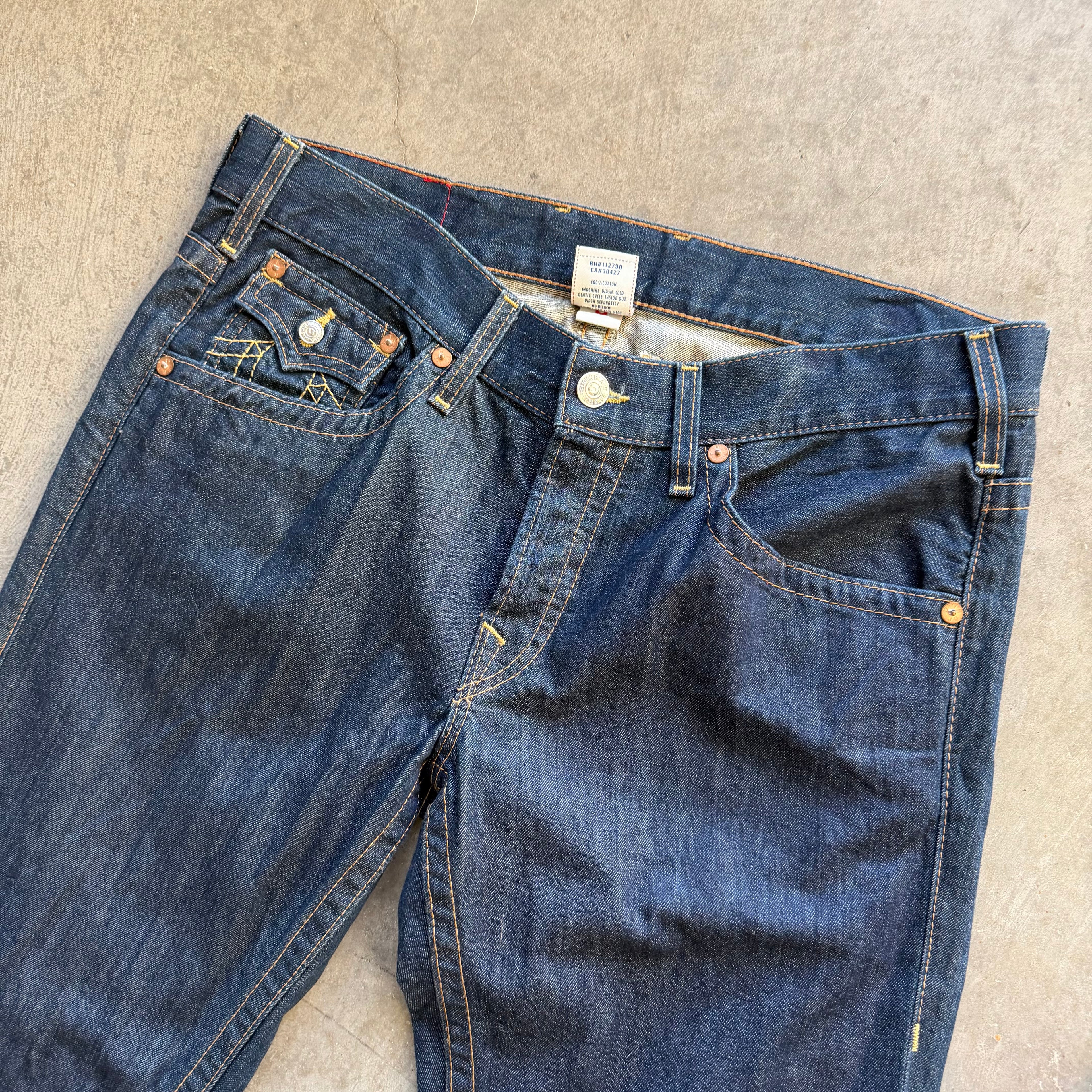 38x34 Dark Wash True Religion Jeans