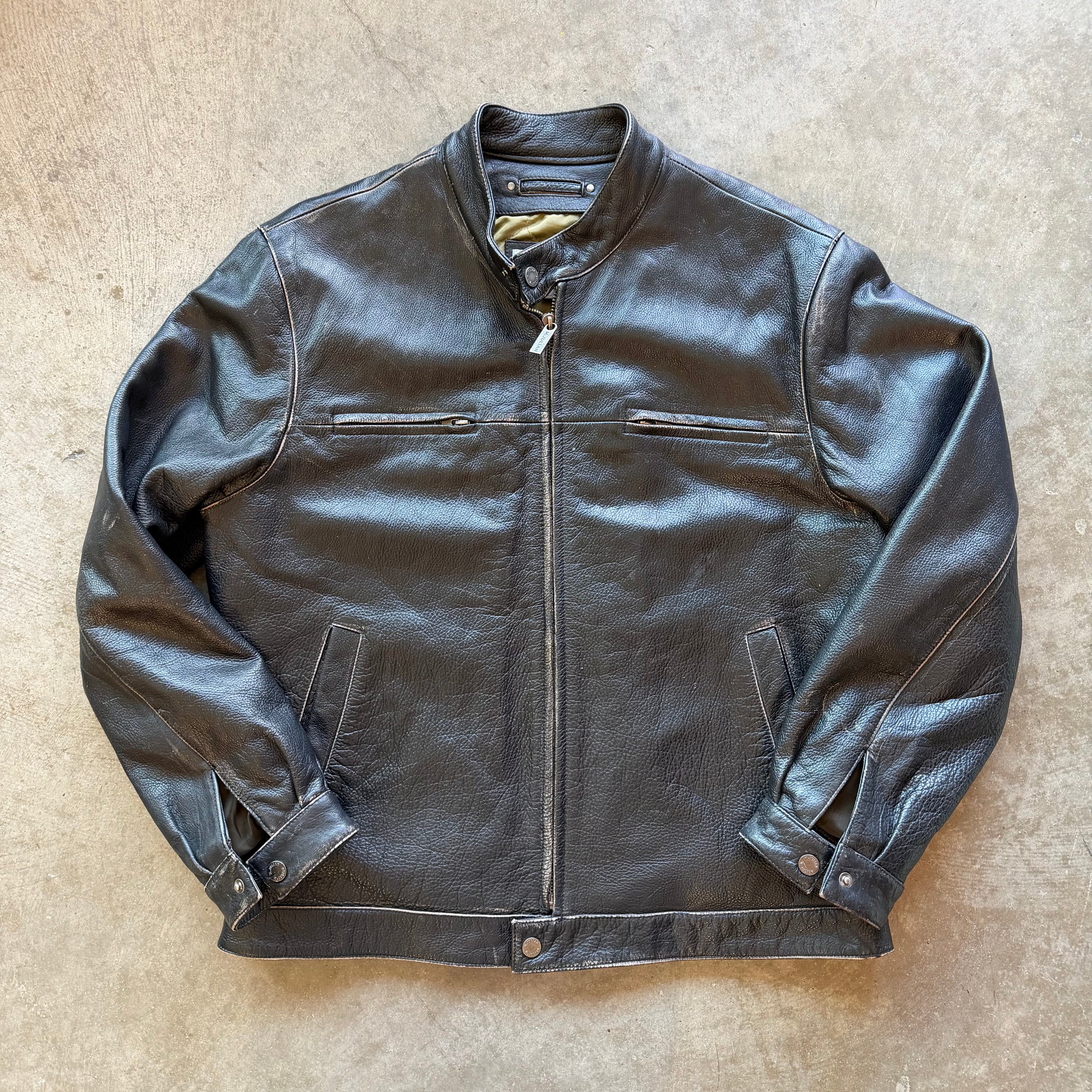 L 00s Wilsons Leather Jacket