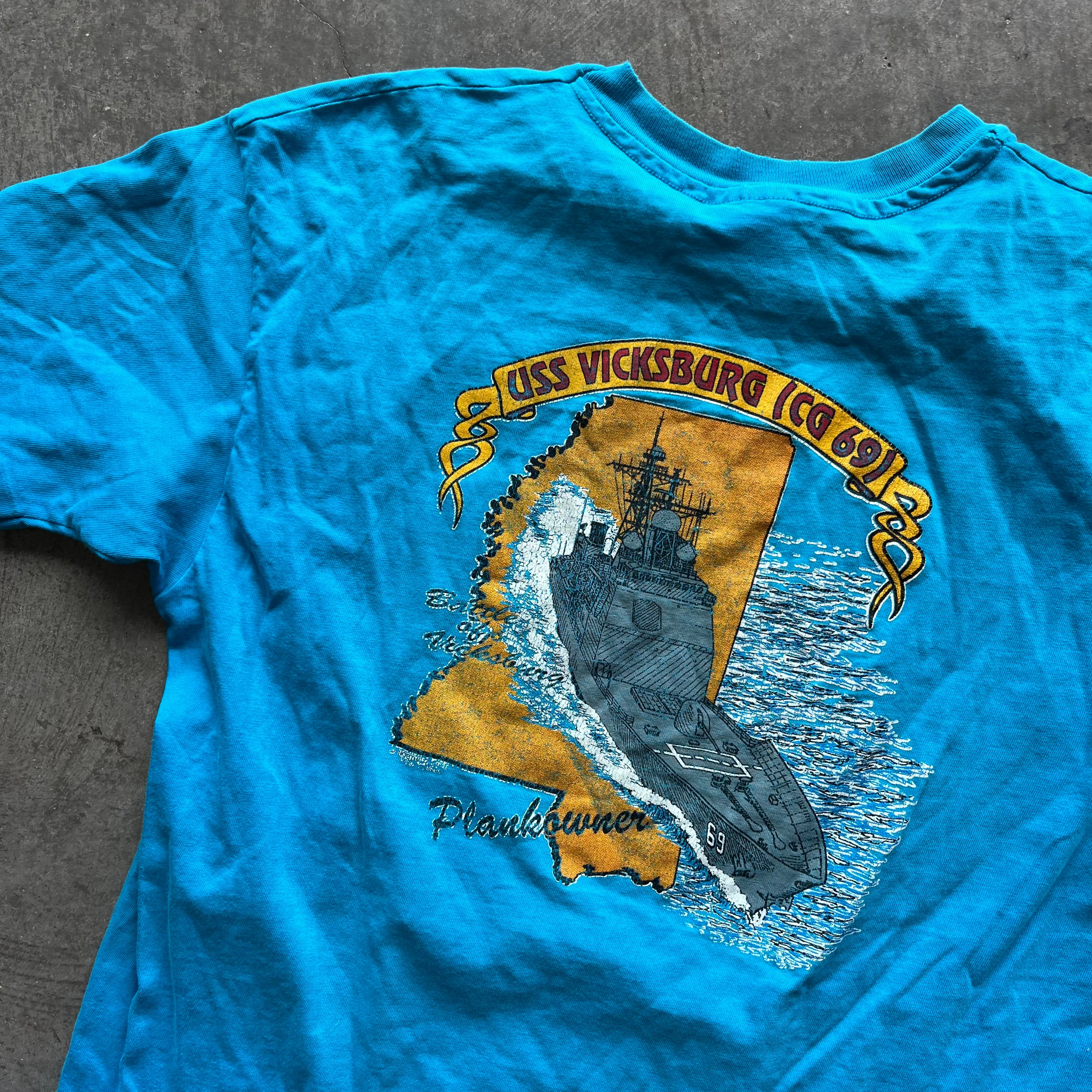L 90s USS Vicksburg Tee