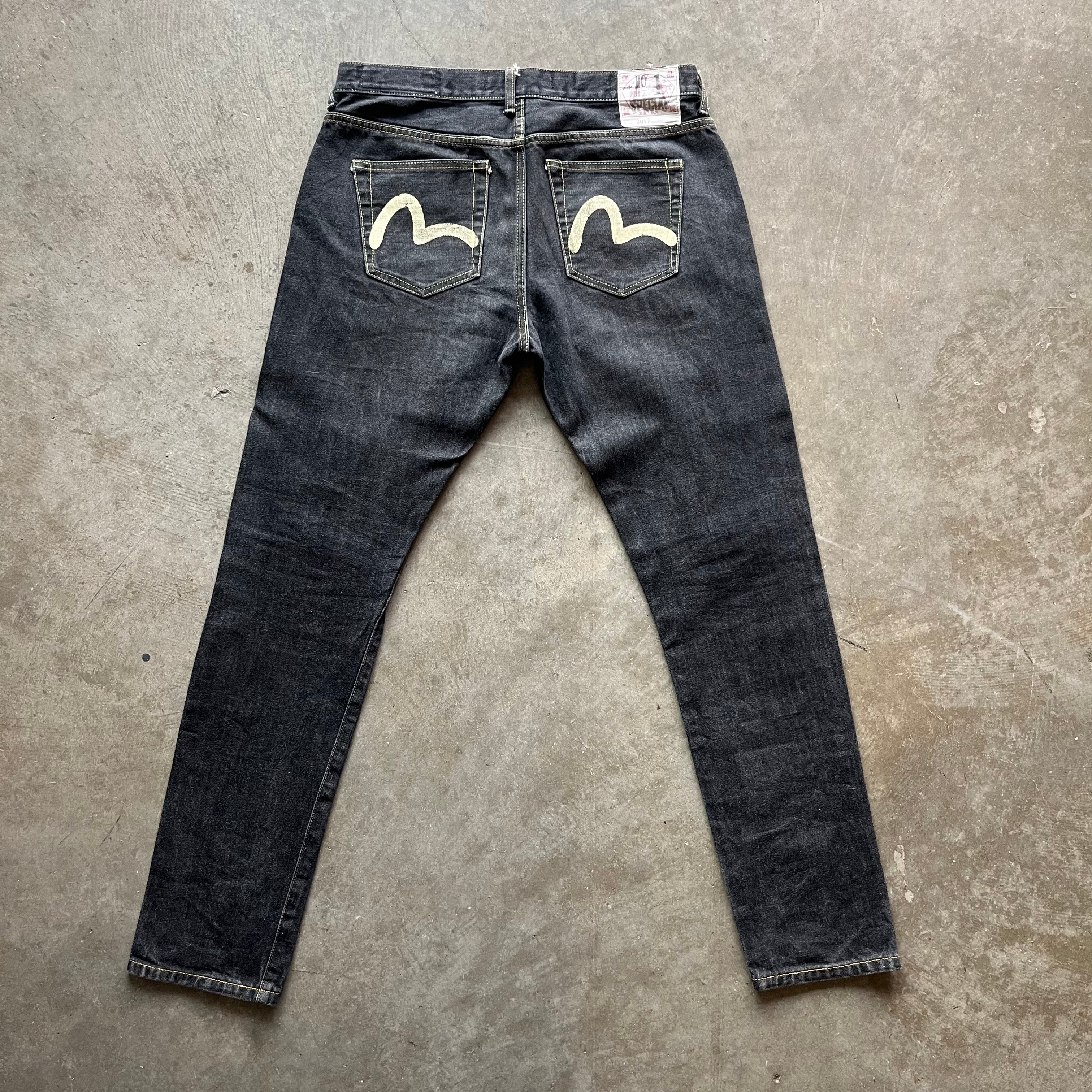 33x32 Hand Painted Evisu Jeans