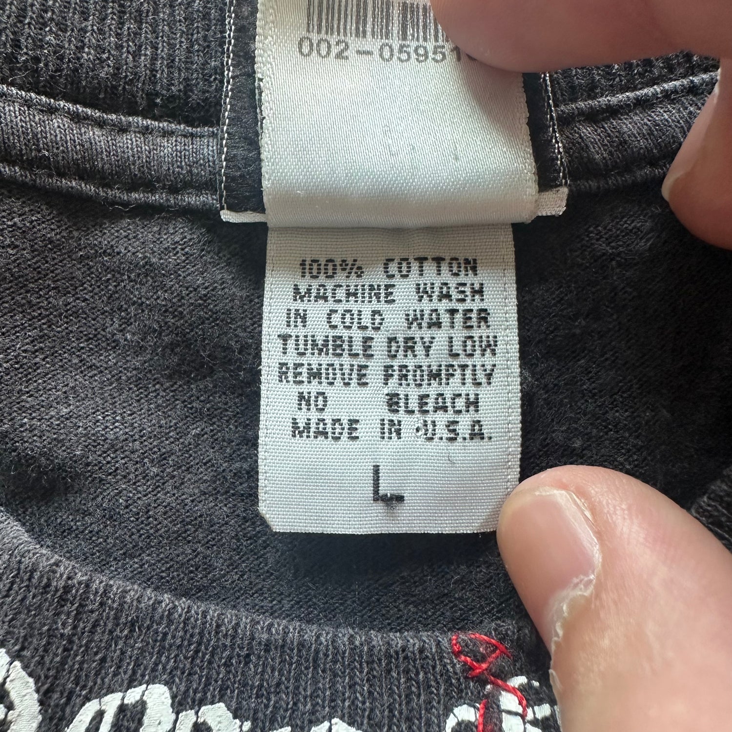 L Vintage Repaired Chrome Hearts Tee