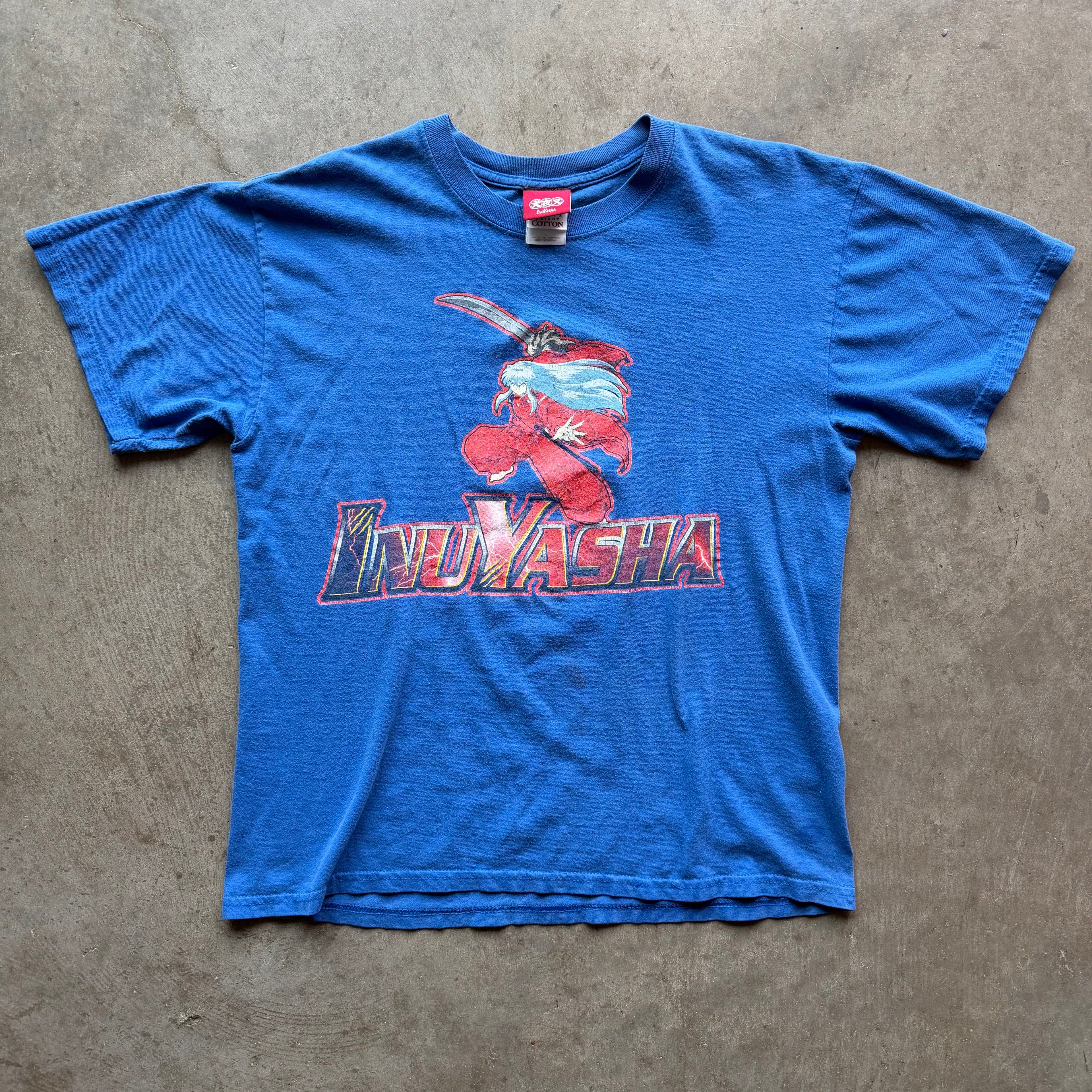 L Vintage Inuyasha Anime Tee
