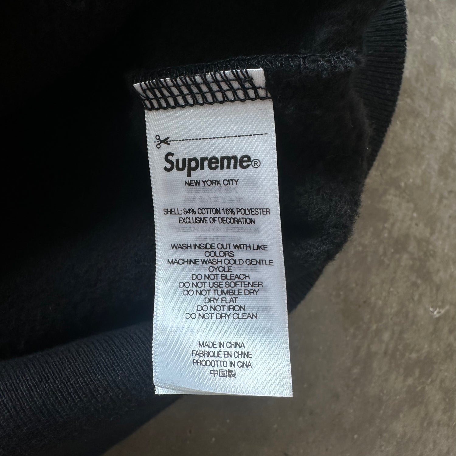 L Brand New Supreme Girbaud Hoodie