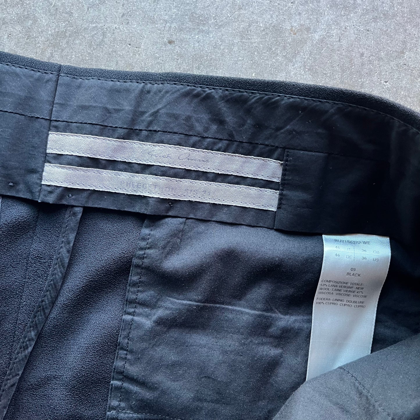 36w Rick Owens Dress Pants