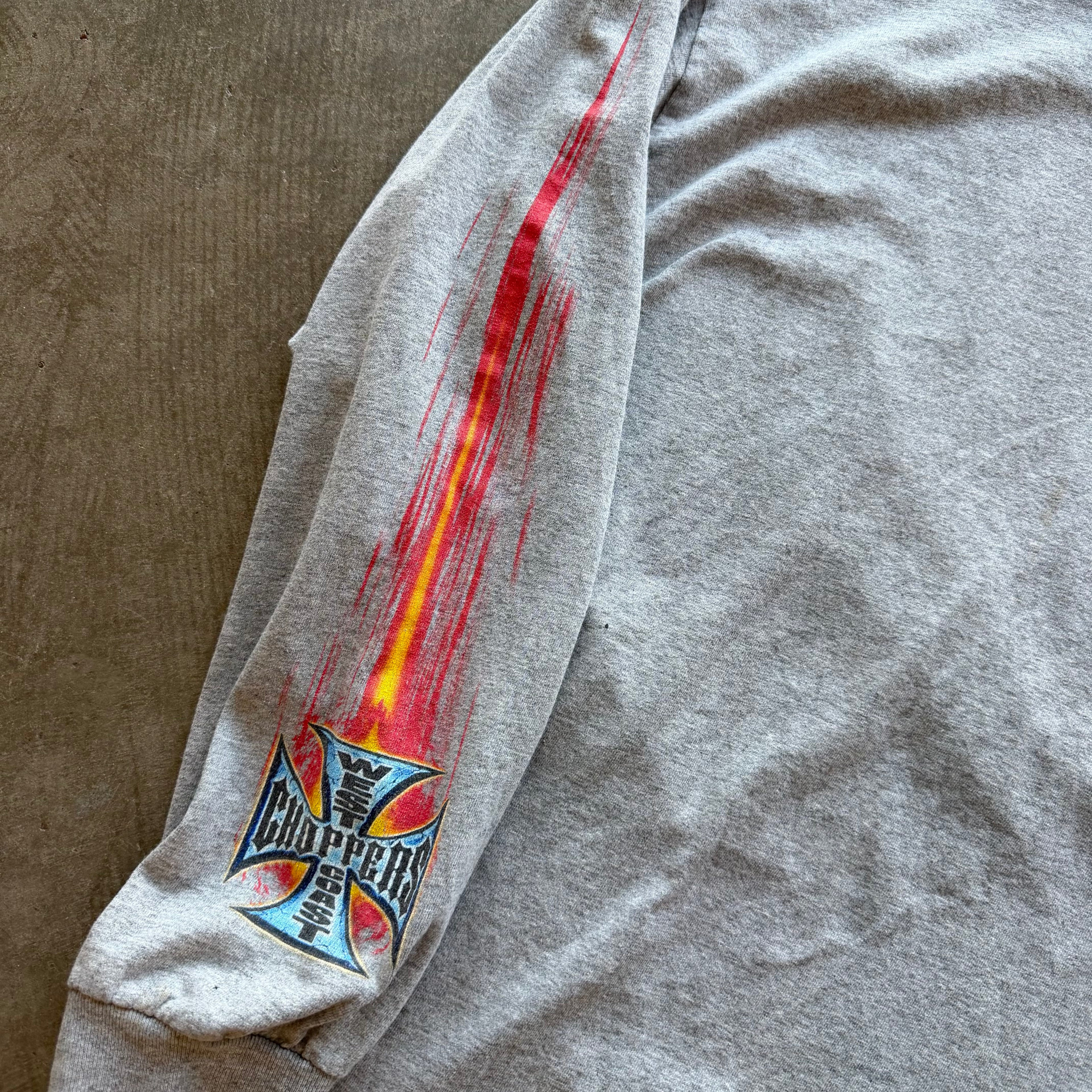 XL West Coast Choppers Flame L/S