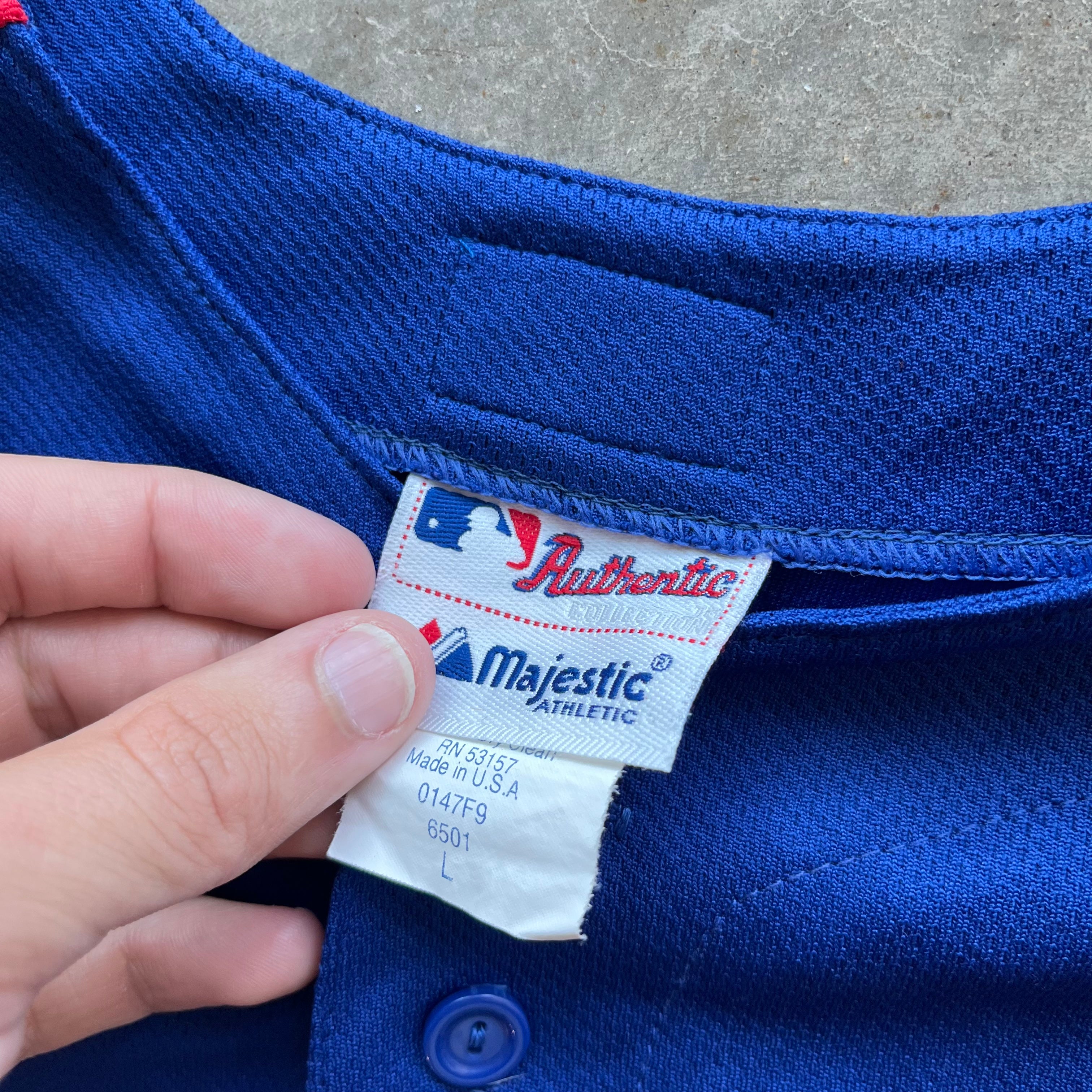 L Blue/Red Texas Rangers Jersey