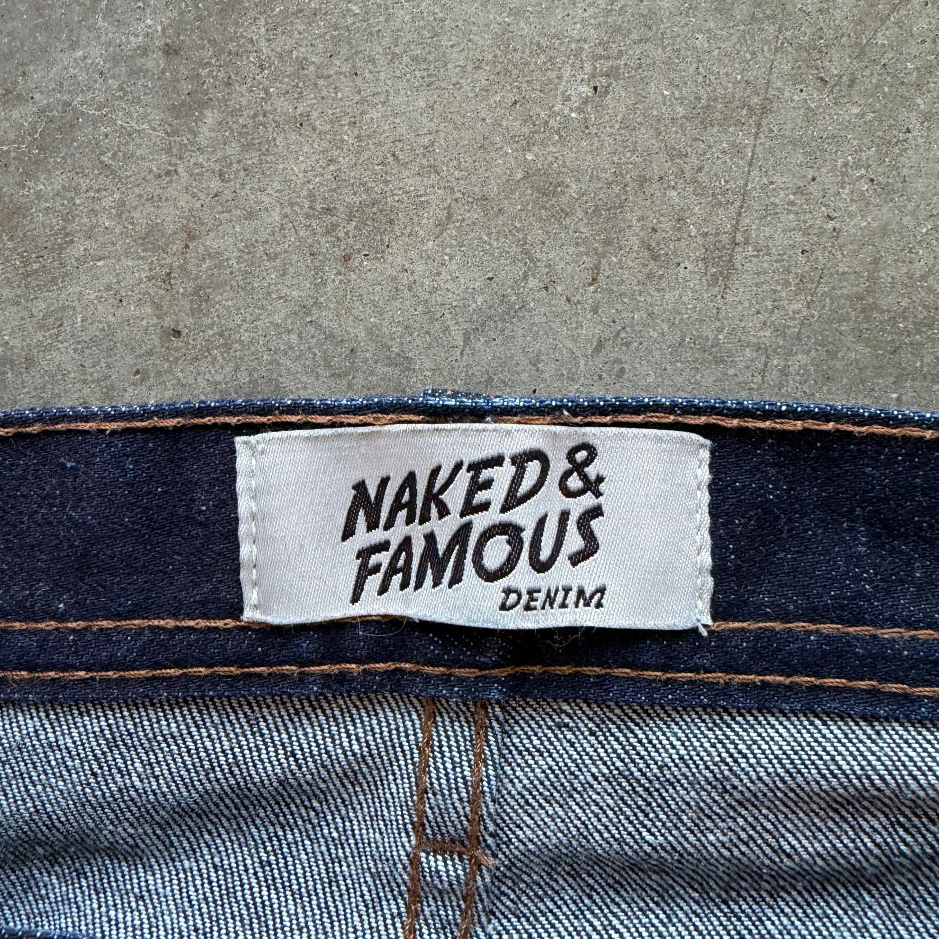 36x29 Naked and Famous Selvedge Denim
