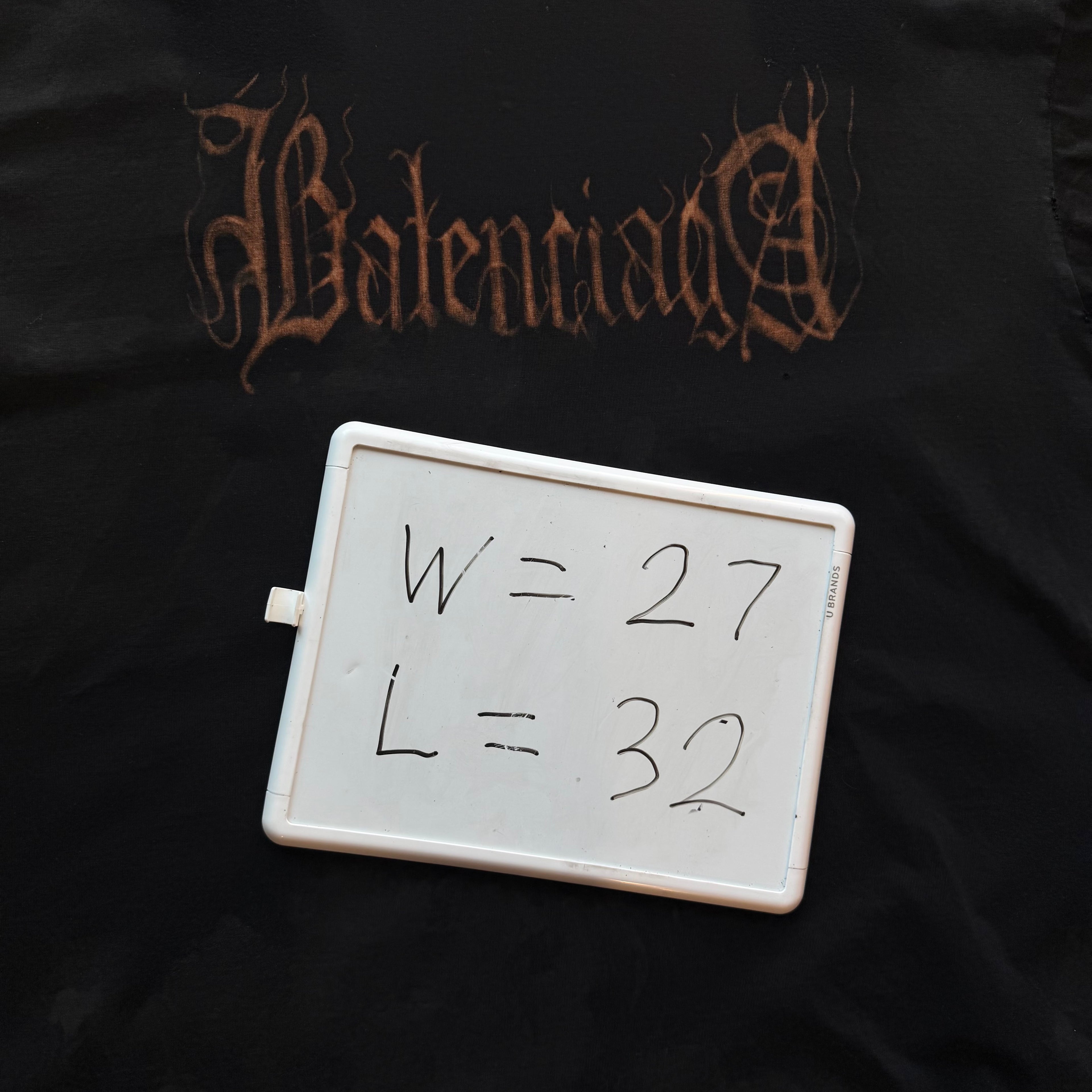 XL Balenciaga Heavy Metal Logo Tee