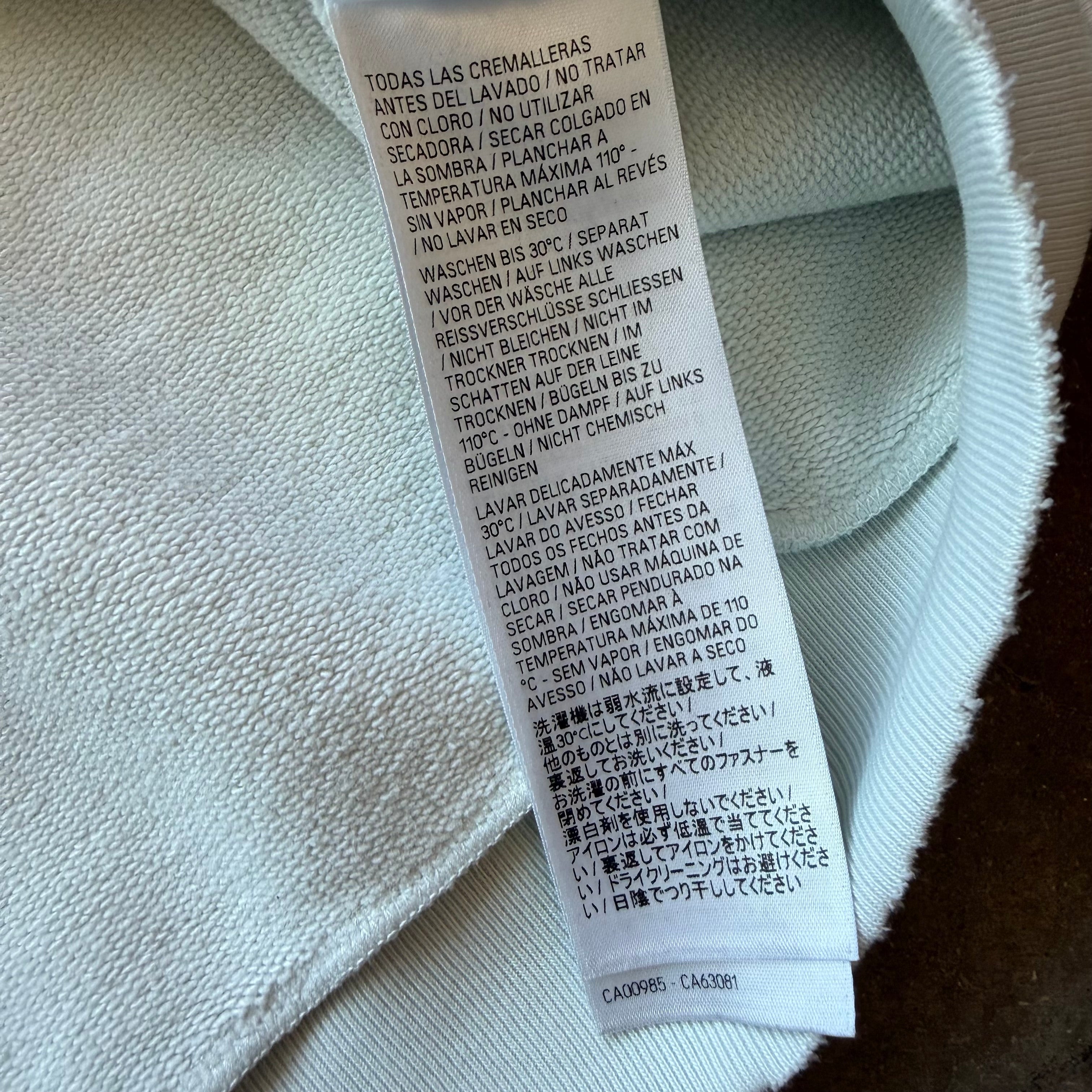 S Balenciaga Tattoo Full Zip Hoodie