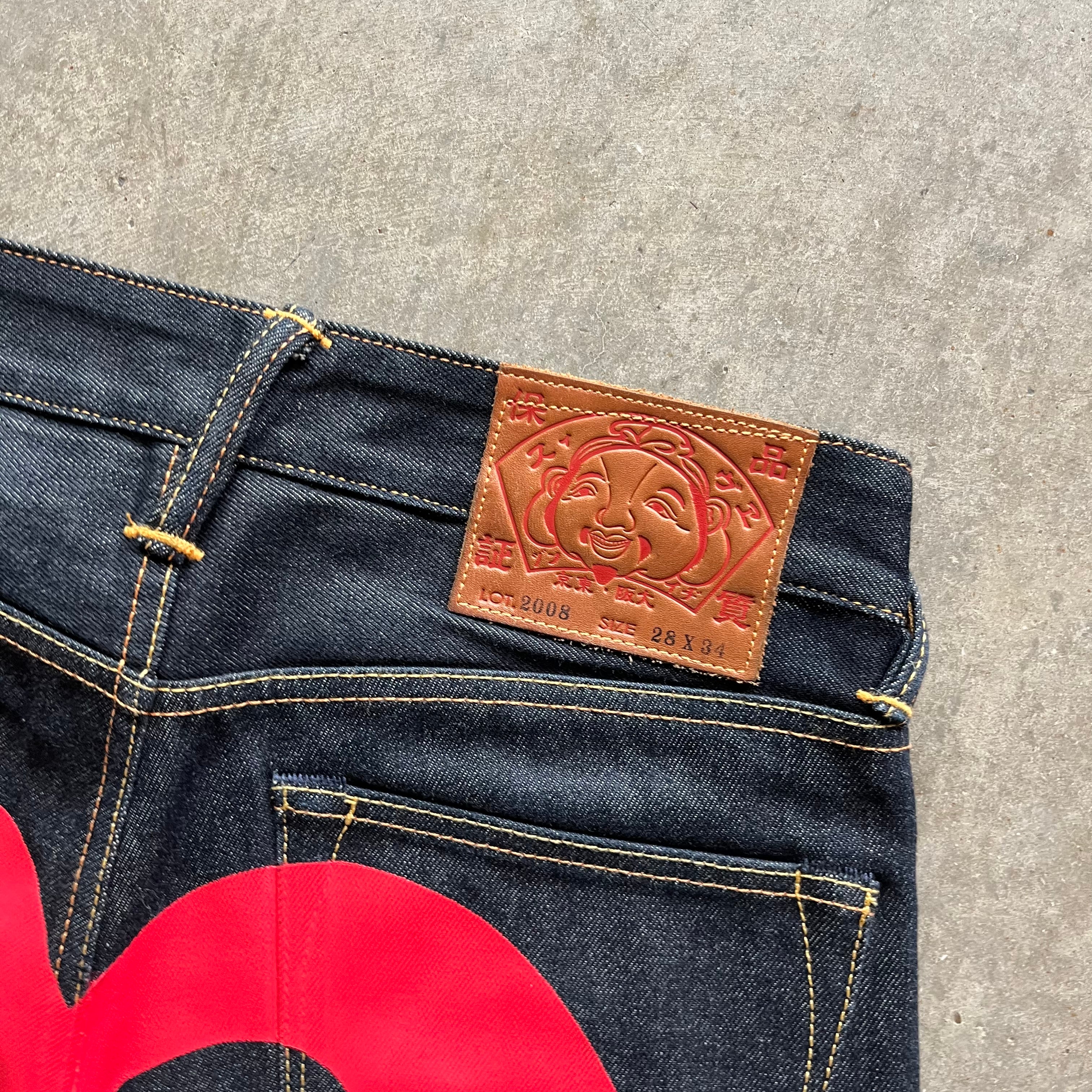 30x32 Red Devil Evisu Jeans