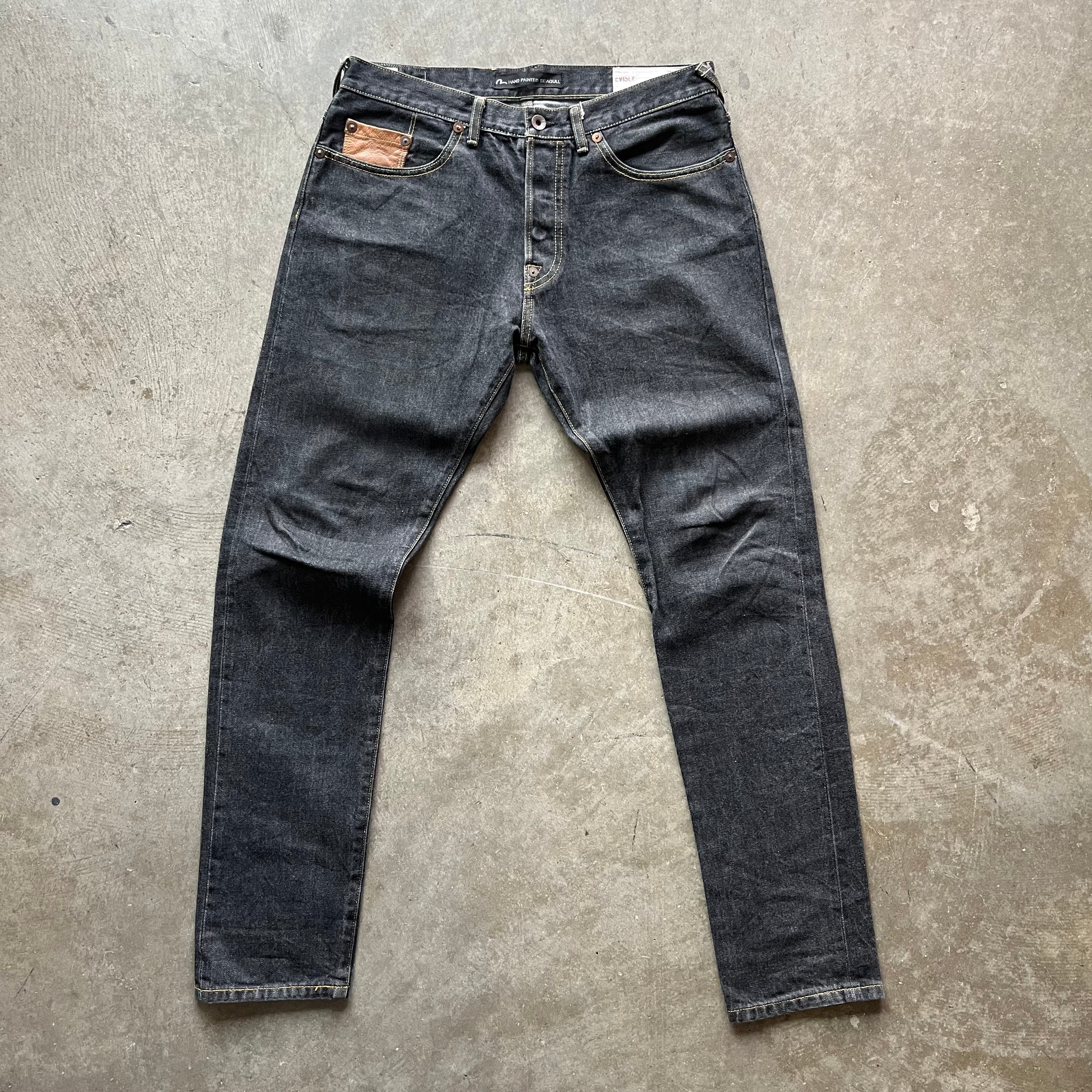 33x32 Hand Painted Evisu Jeans