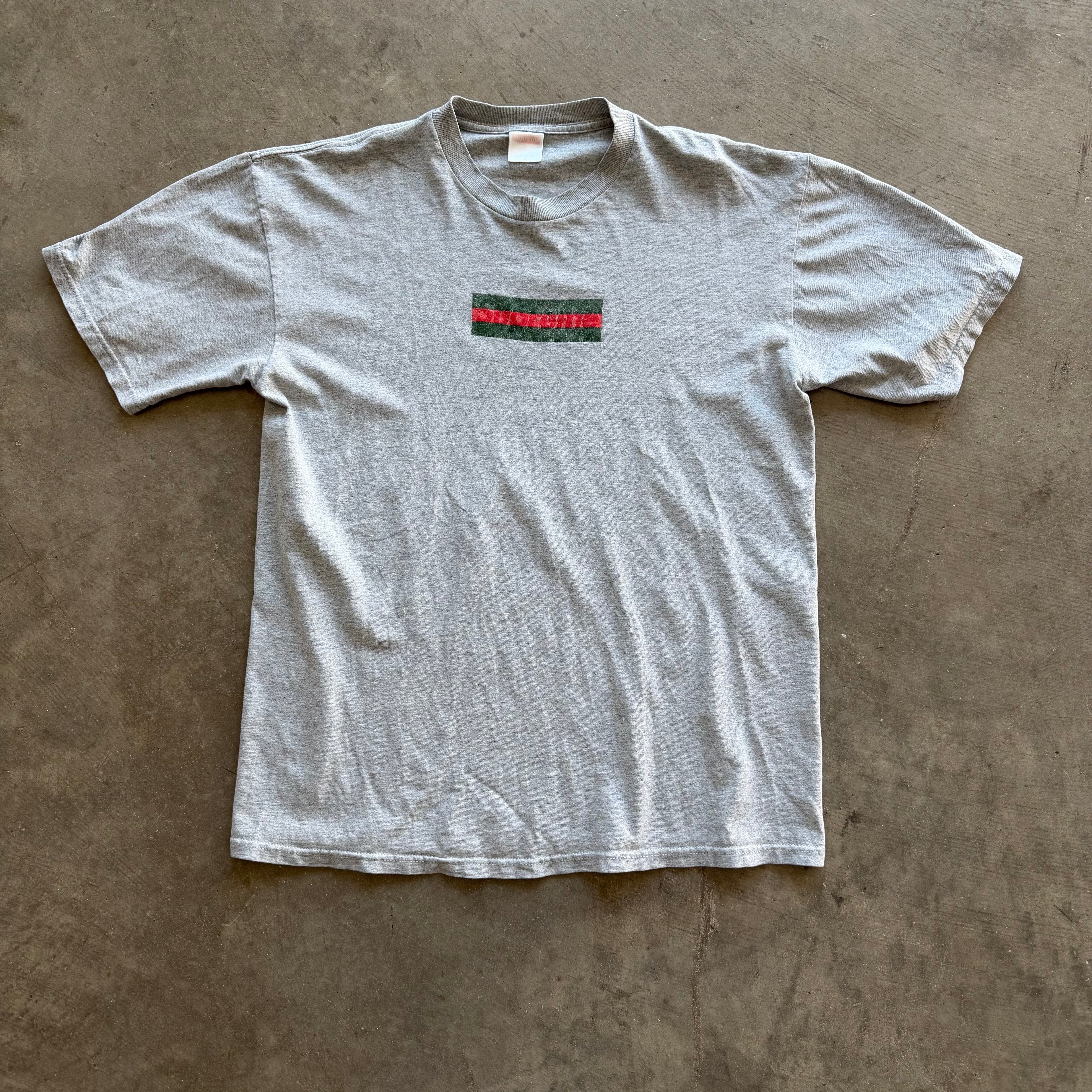 L 04 Supreme Gucci Box Logo Grey