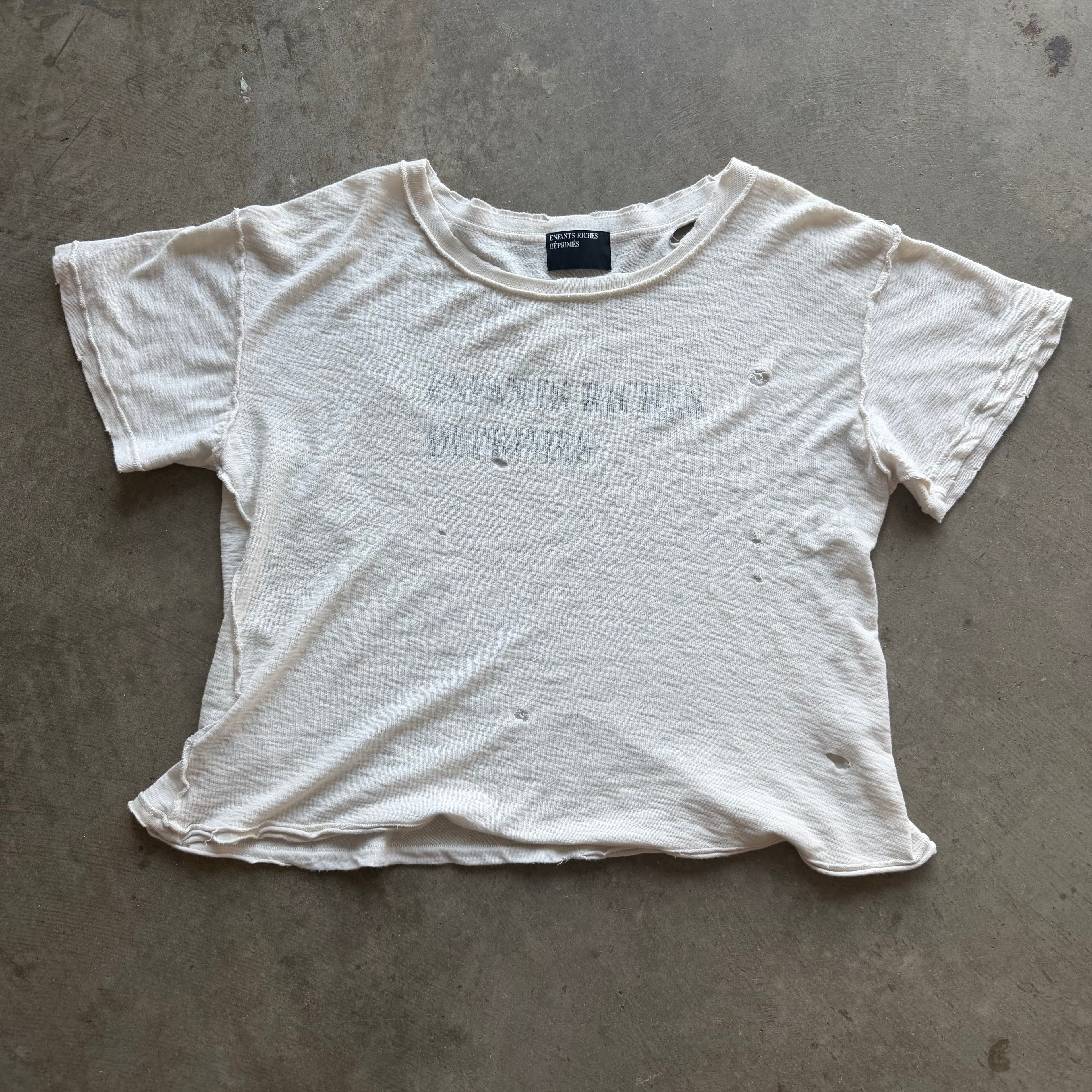 M Enfants Riches Deprimes Reversible Logo Tee White