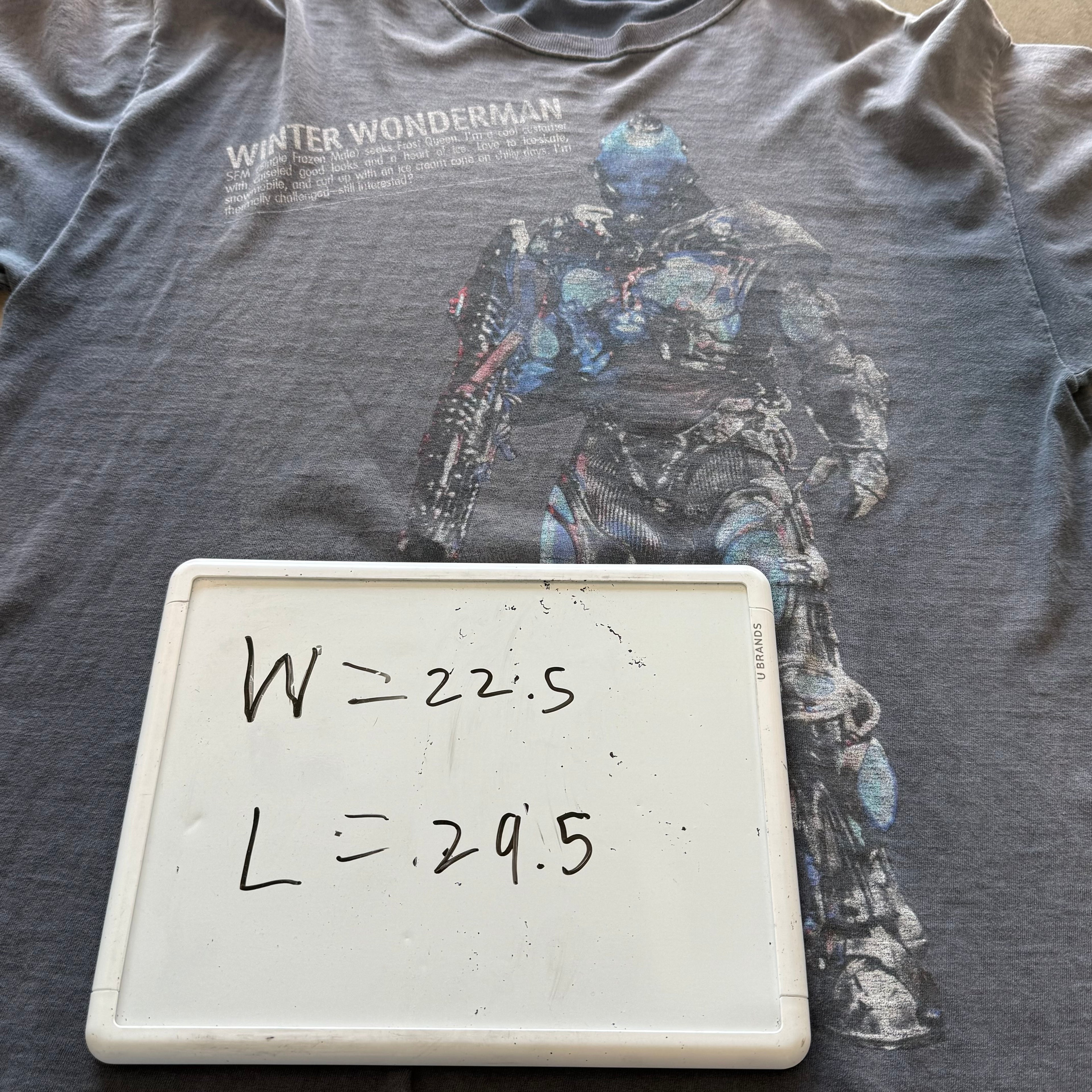 XL Batman Mr Freeze Movie Promo Tee