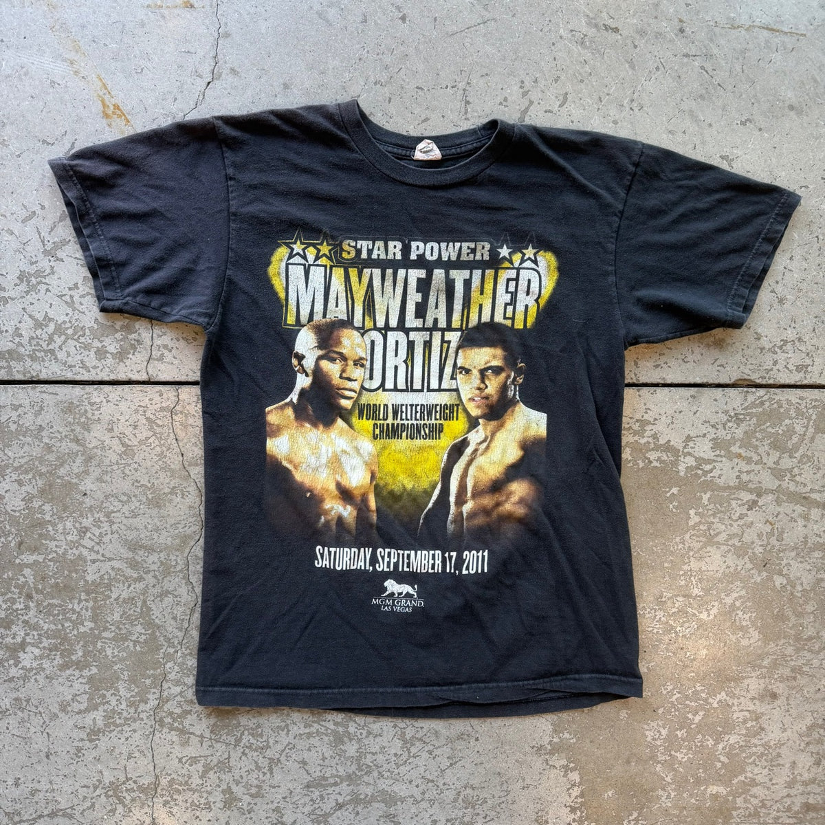 M 2011 Mayweather vs Ortiz Star Power Tee