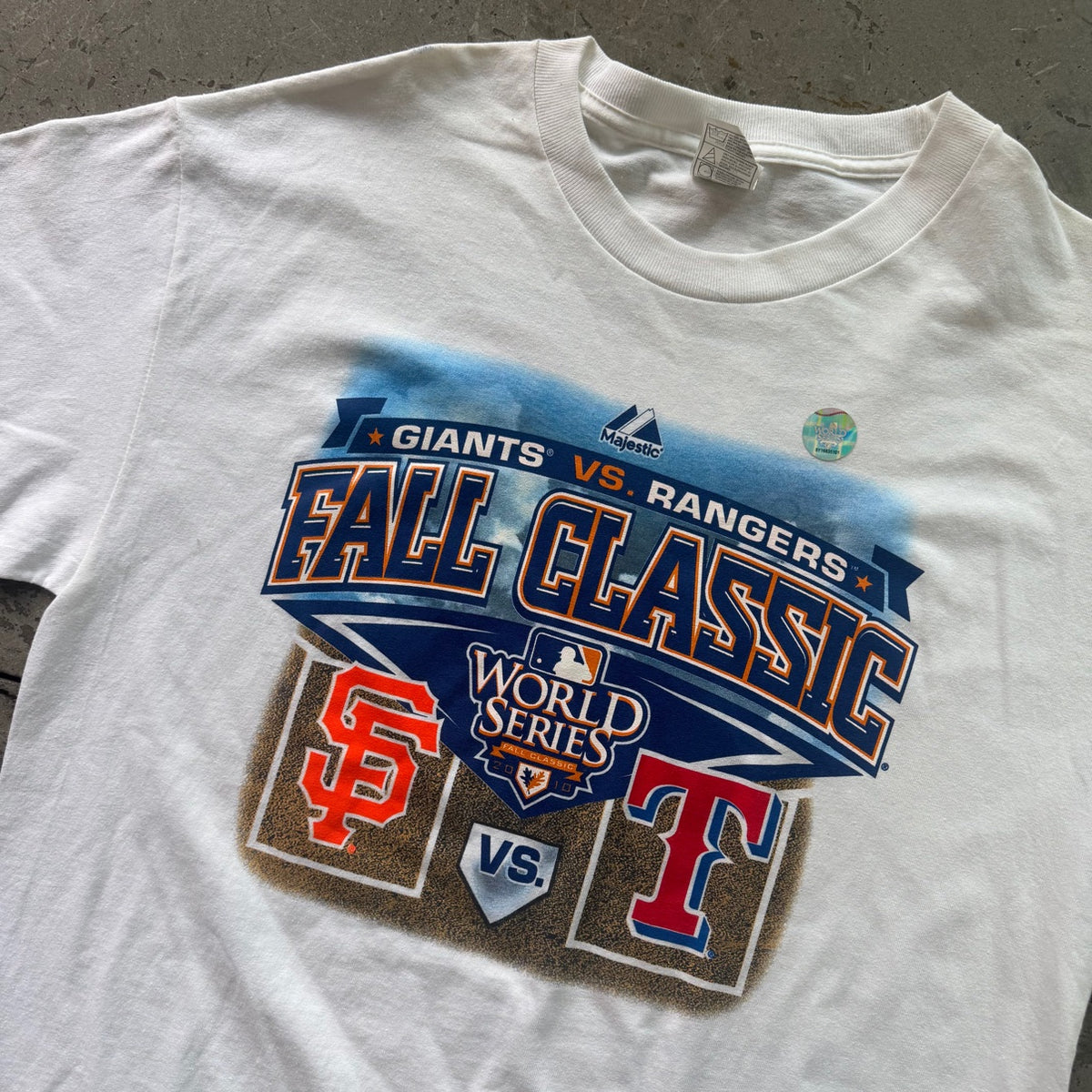 L 2010 Rangers World Series Tee