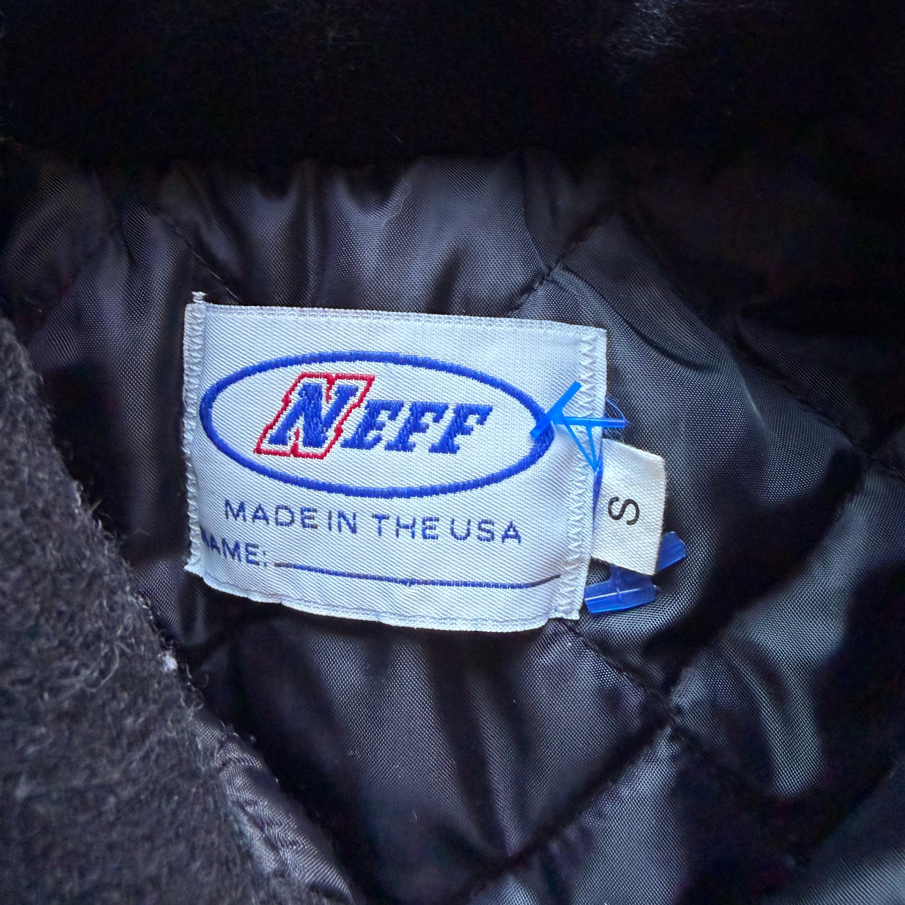 S 90s Red/Black Letterman Jacket