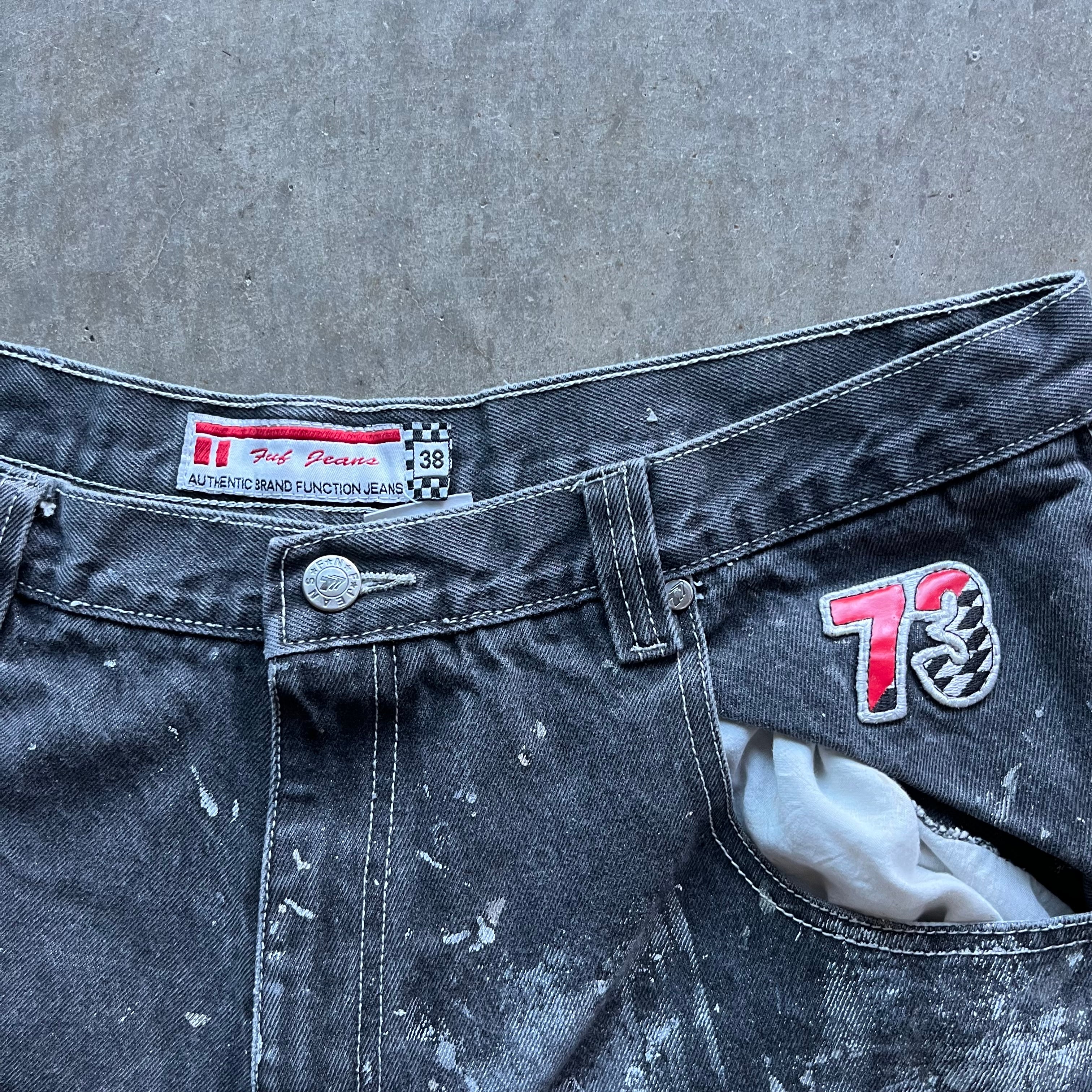 38x32 00s Splatter Racing Jeans