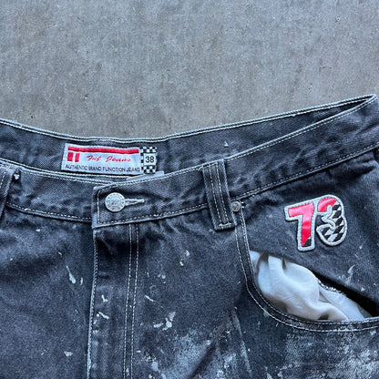 38x32 00s Splatter Racing Jeans