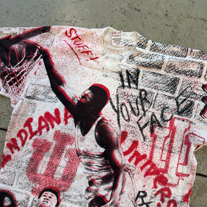 L 90s Indiana AOP Tee