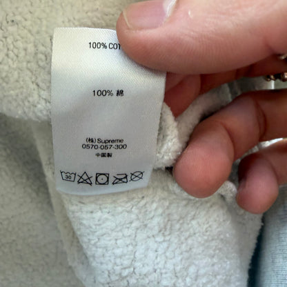 LSupreme Embroidered S Hoodie Gray