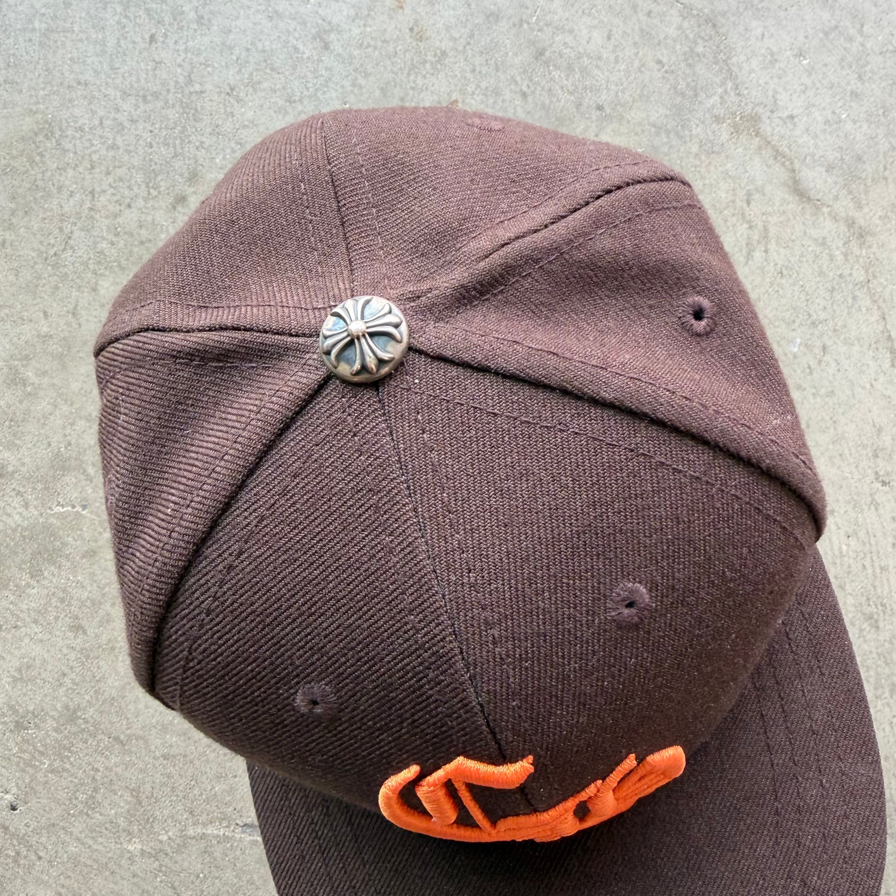 Chrome Hearts Baseball Hat Brown Orange