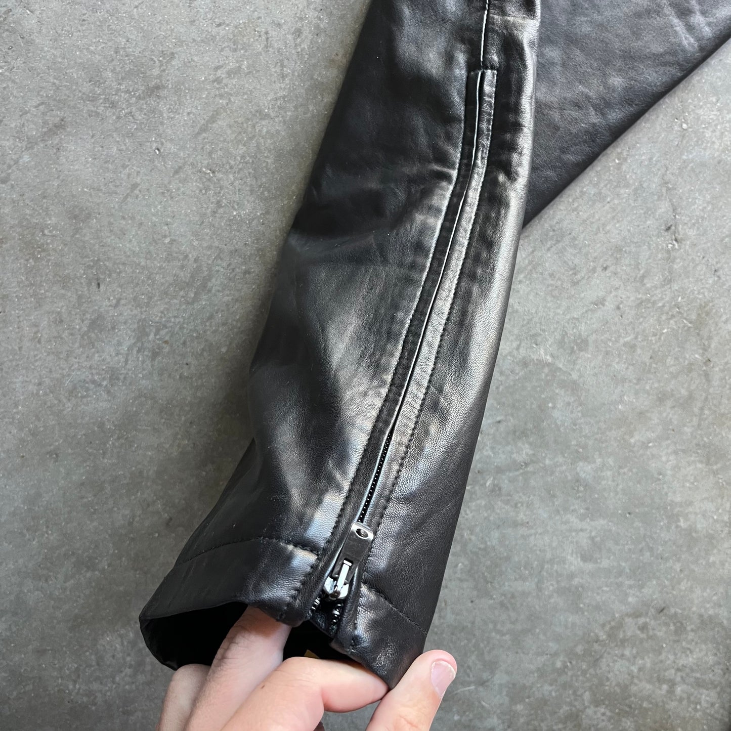 XL 90s Leather Polo Sport Pants