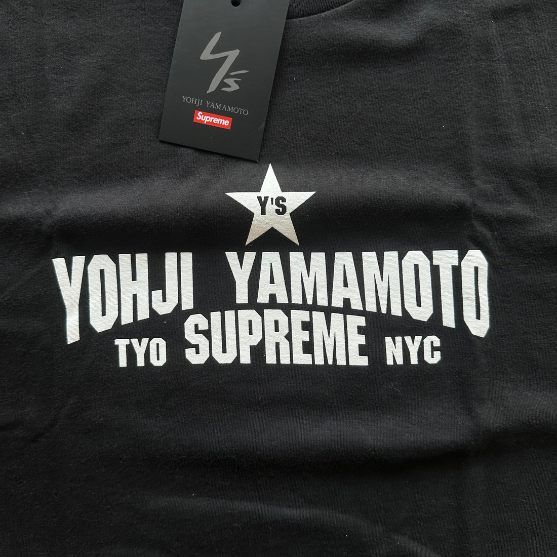 XXL Yohji x Supreme Tee Black