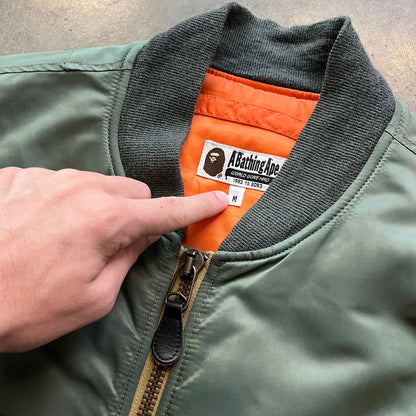 M Bape WGM MA1 Military Bomber