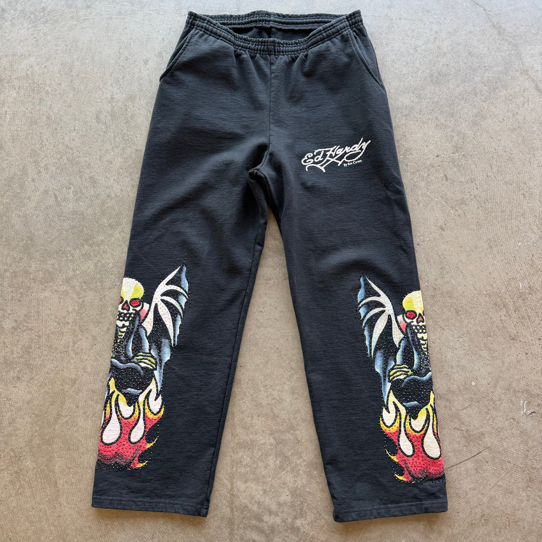 XL Ed Hardy Ken Carson Sequin Sweatpants