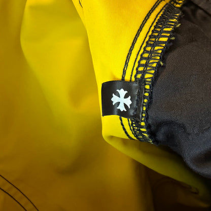 36x29 Chrome Hearts Leather Nylon Double Knees Navy