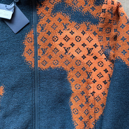 L Louis Vuitton Monogram Globe Fleece SS24