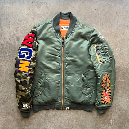M Bape WGM MA1 Military Bomber