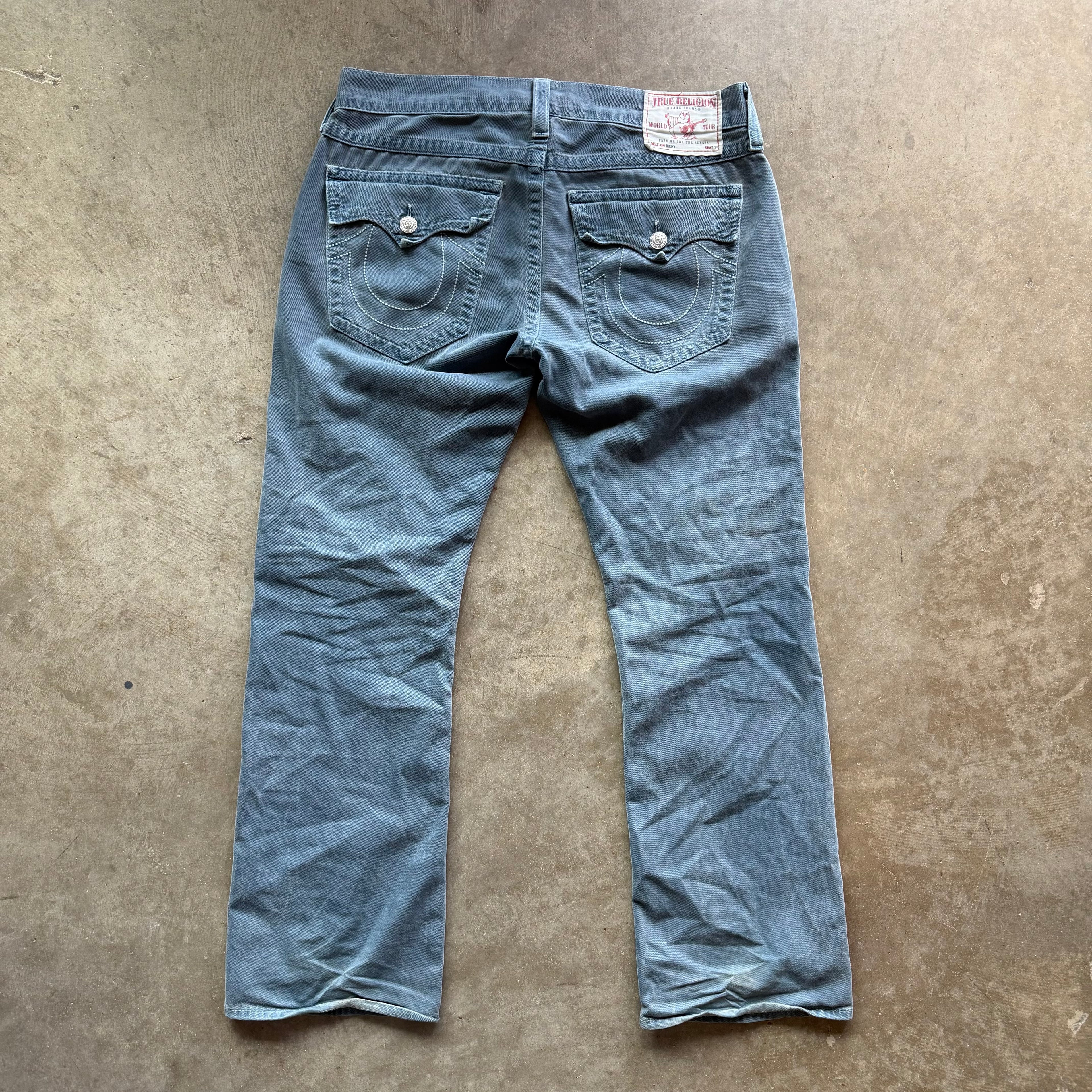 38x32 Faded True Religion Jeans