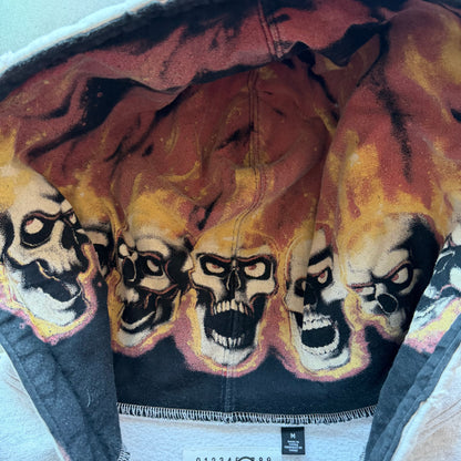 M Supreme Margiela Flaming Skull Hoodie