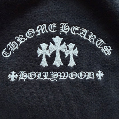 XL Chrome Hearts King Taco Sweatpants Black