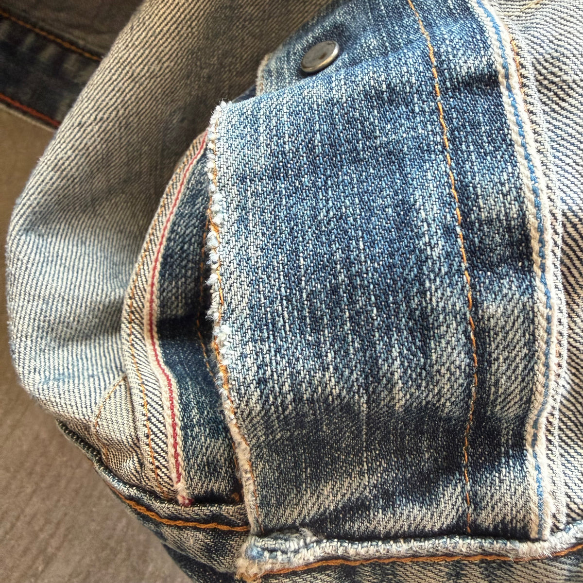 L Japanese Brand Selvedge Denim Jacket