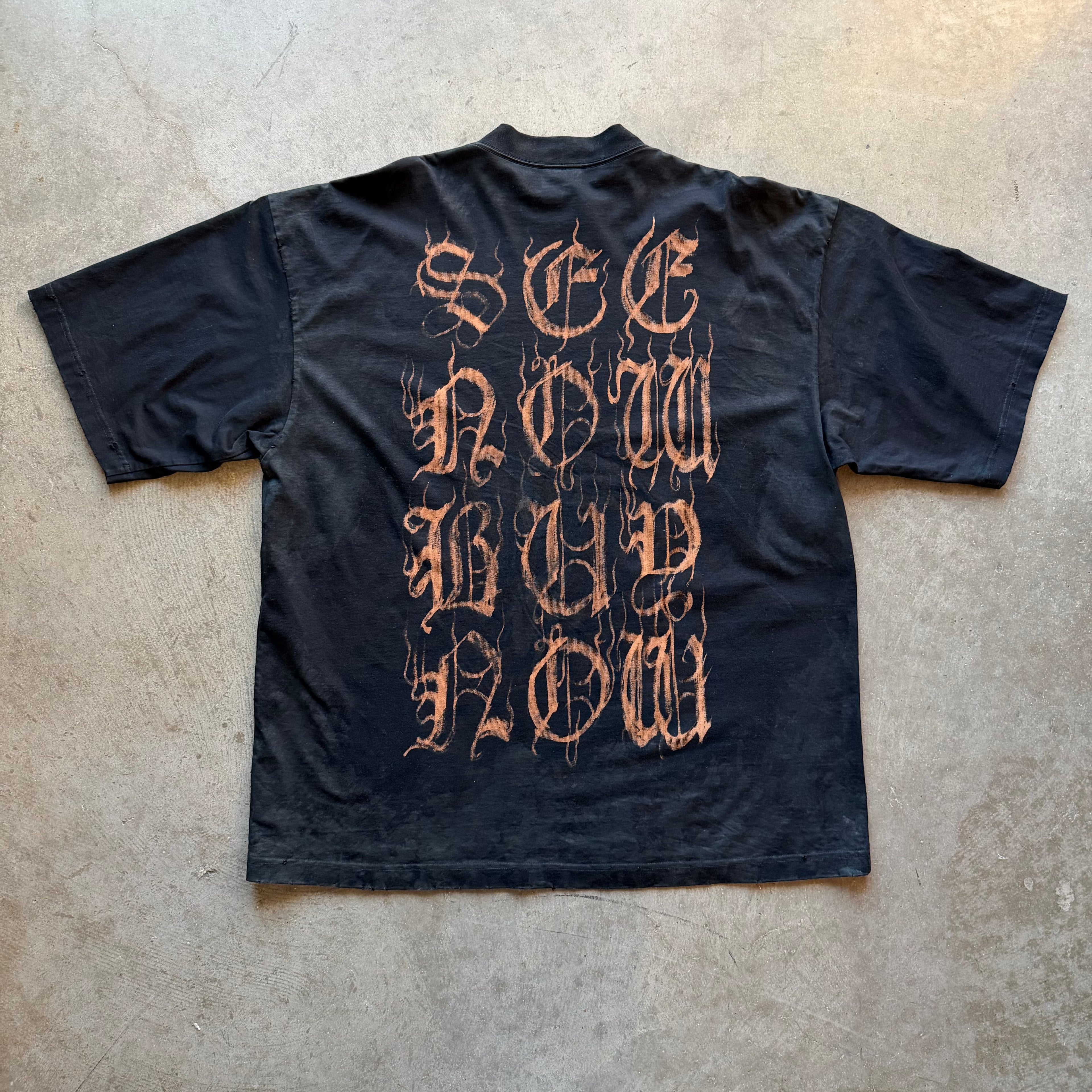 XL Balenciaga Heavy Metal Logo Tee