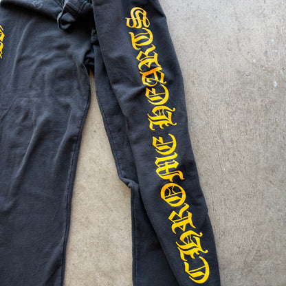 L Chrome Hearts Yellow Script Logo Sweatpants
