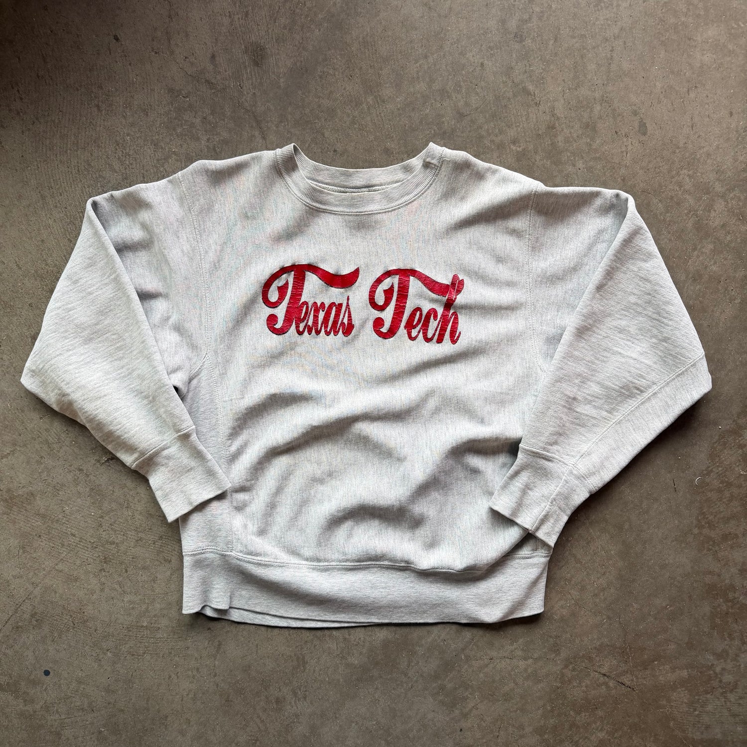 L 80s Texas Tech Old English Champion Reverse Weave