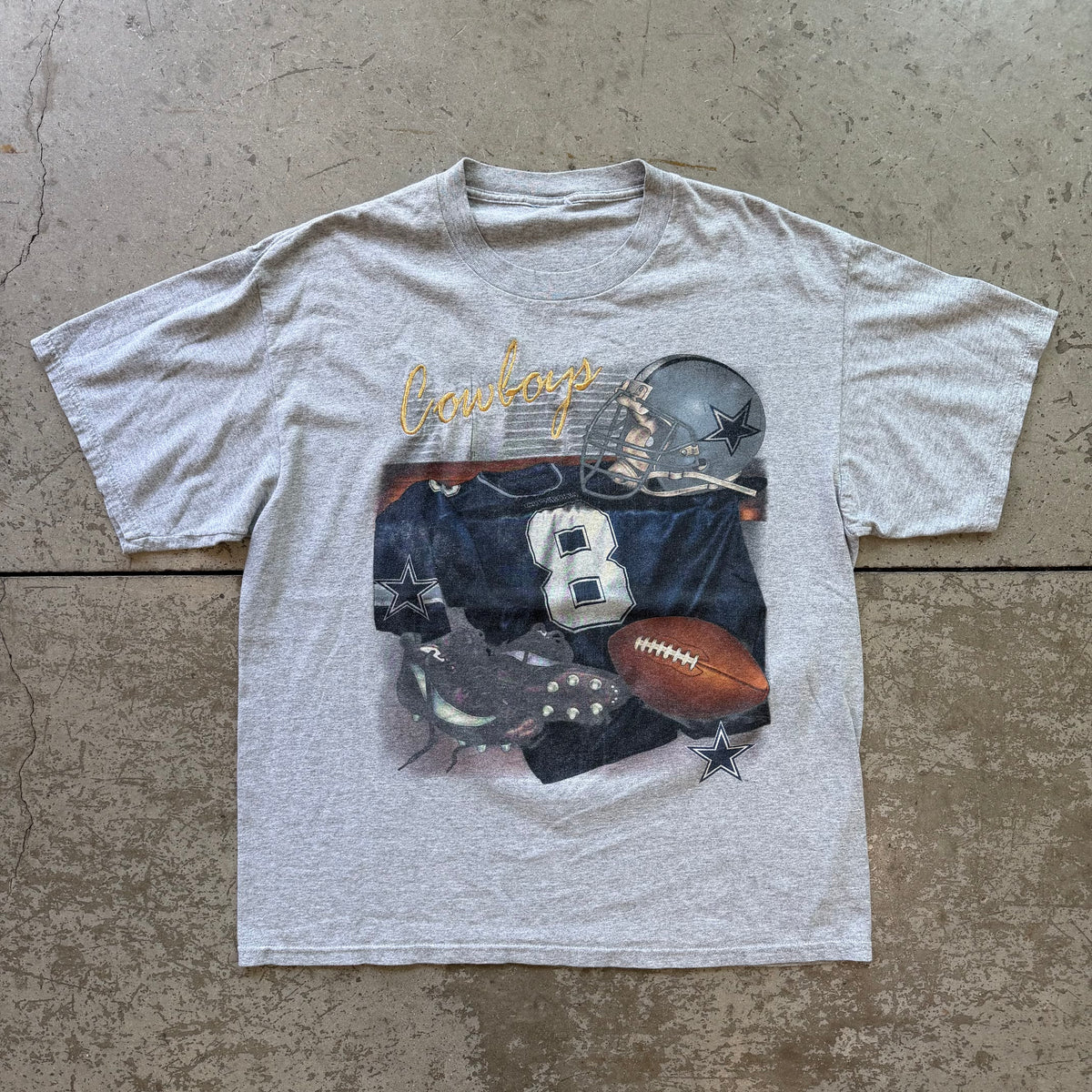 XL 90s Embroidered Dallas Cowboys Tee