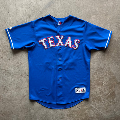 XL 00s Teixeira Rangers Jersey