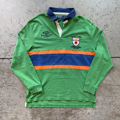 XL 90s Green Rugby Polo