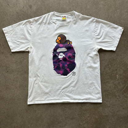 XXXL Bape Purple Logo Tee
