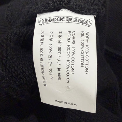 XL Chrome Hearts Nylon Patch 7–11 Crewneck Black
