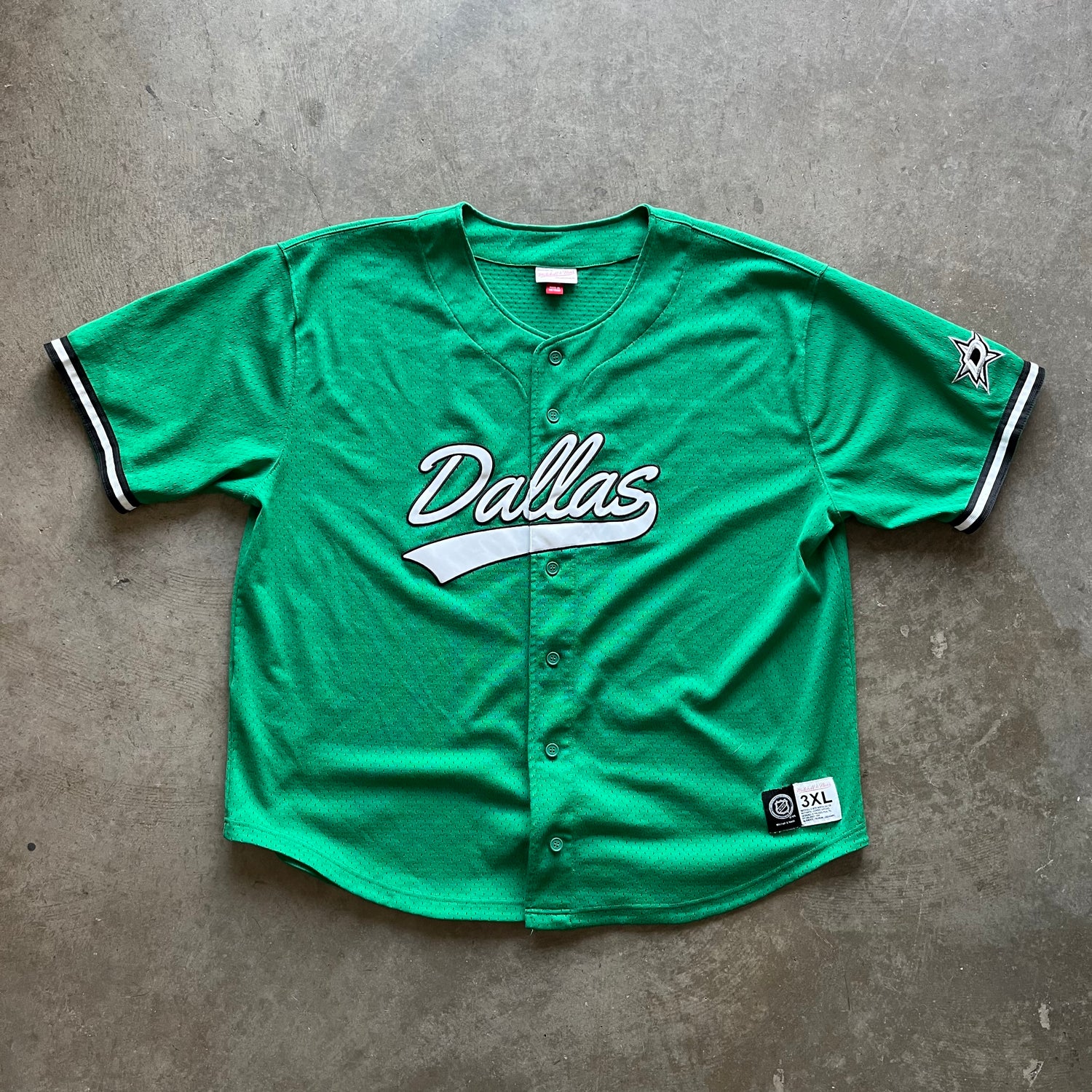 XXXL Dallas Stars Baseball Jersey