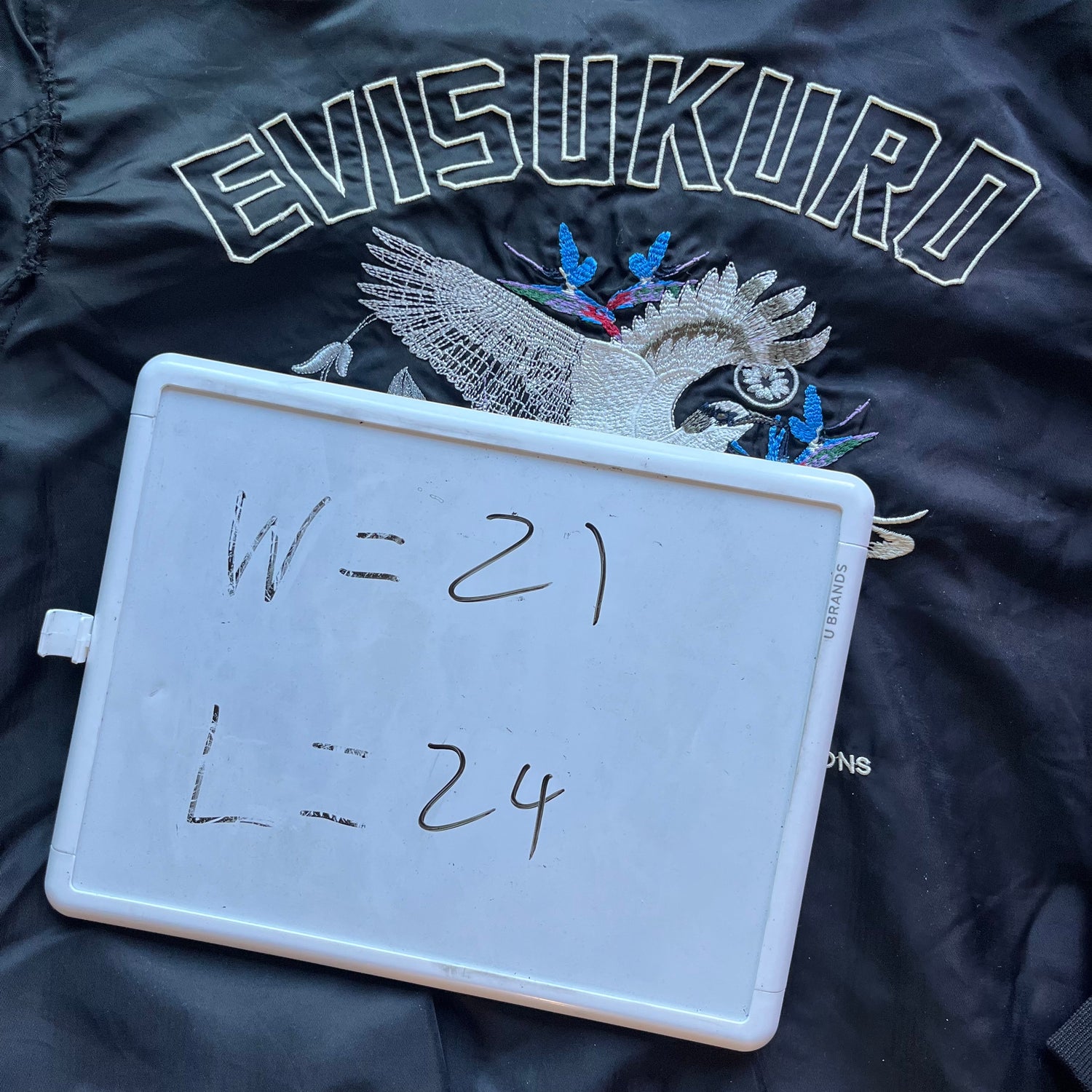 L Evisu Kuro Bird Bomber Jacket