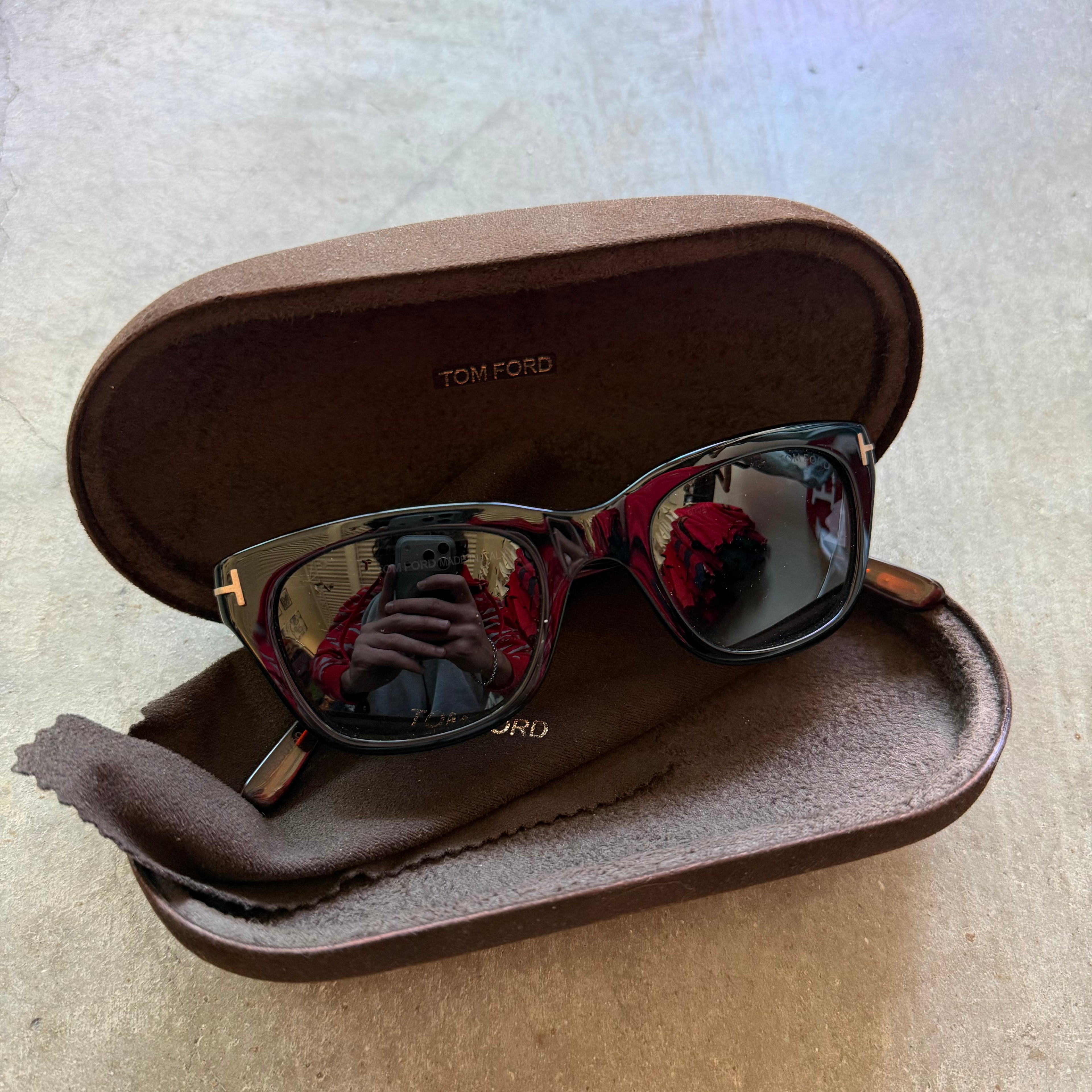 Women’s Tom Ford Snowdon Frames Dark Brown